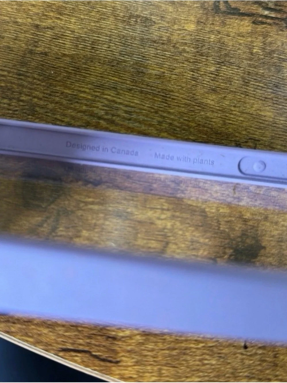 Clear IPhone 15 Pro Max Case with Light Purple Bumper - Pela